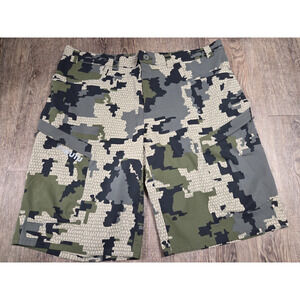 KUIU Men's Tiburon Shorts Size 42 Camo Performance Outdoor UPF 50 Lightweight